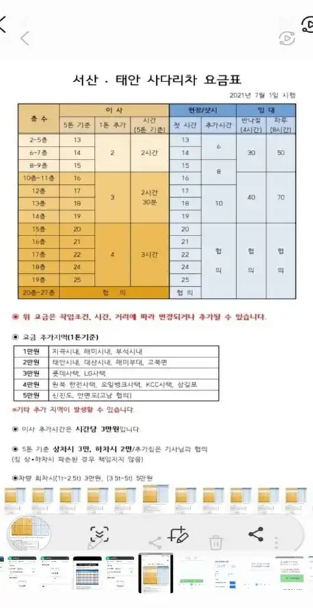 파워사다리차랑이사